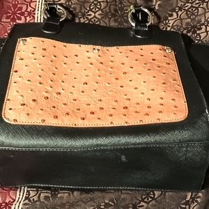 Black brown purse